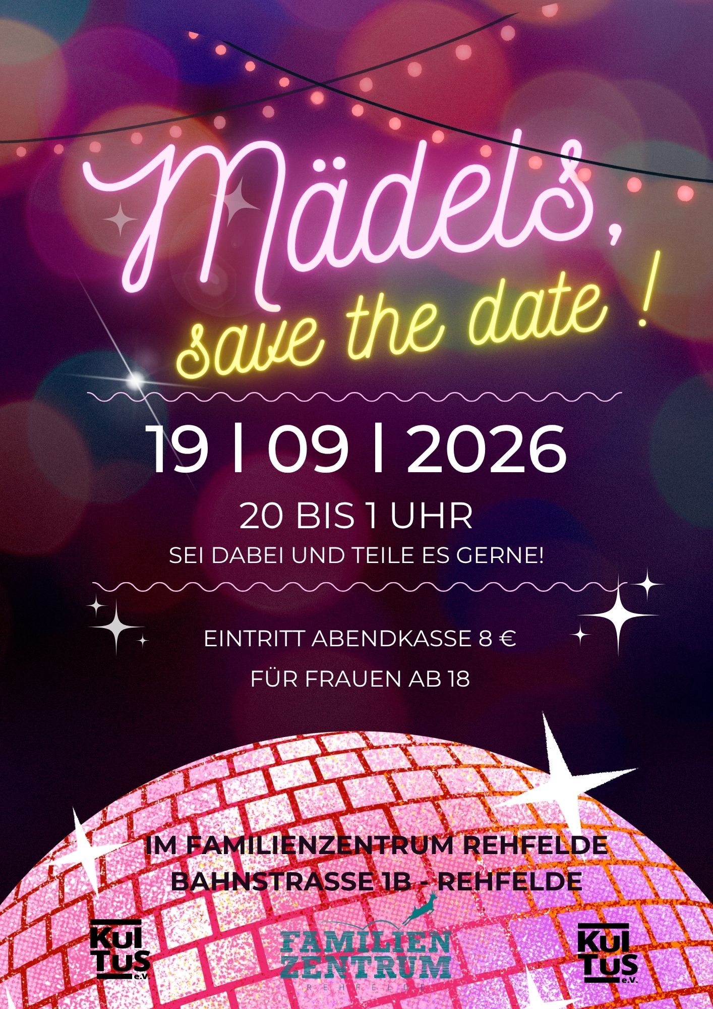 Mädels Abend 19.9.2026